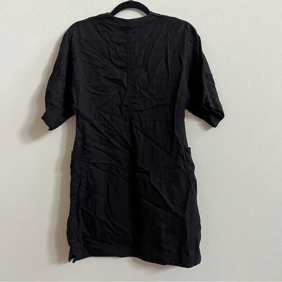 Ética Luz V neck linen mini dress - Picture 2 of 2